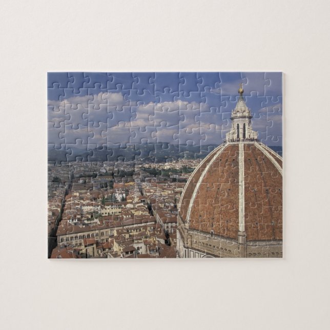 Europe, Italy, Tuscany, Florence. Piazza del Jigsaw Puzzle (Horizontal)