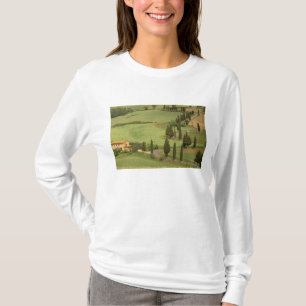 Europe, Italy, Tuscany, Monticchiello. Curvy T-Shirt
