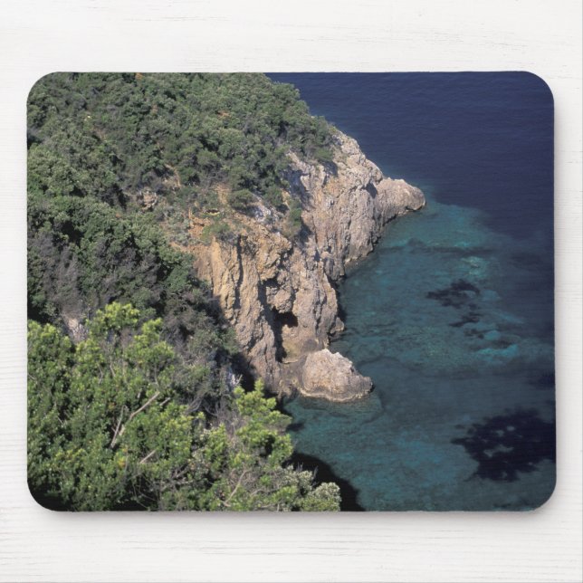 Europe, Italy, Tuscany. Rocky coast; Cala Mouse Pad (Front)