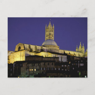 Europe, Italy, Tuscany, Siena. 13th century Postcard