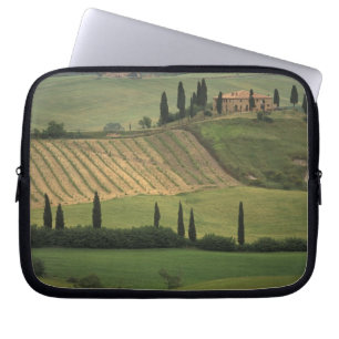 Europe, Italy, Tuscany, Val d' Orcia, Tuscan Laptop Sleeve
