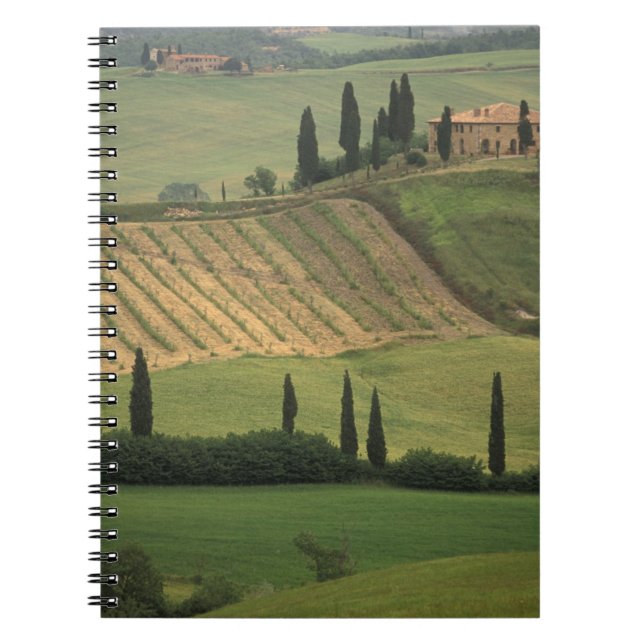 Europe, Italy, Tuscany, Val d' Orcia, Tuscan Notebook (Front)
