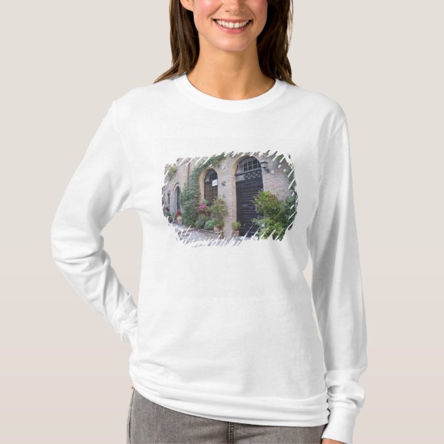 Europe, Italy, Umbria, Civita, Traditional House T-Shirt (Front)