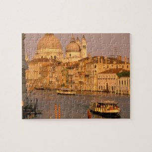 Europe, Italy, Veneto, Venice. Sunset view of Jigsaw Puzzle