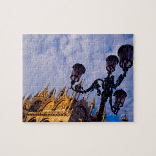Europe, Italy, Venice. Byzantine Basilica and Jigsaw Puzzle