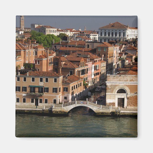 Europe, Italy, Venice. Canal views. UNESCO Magnet (Front)