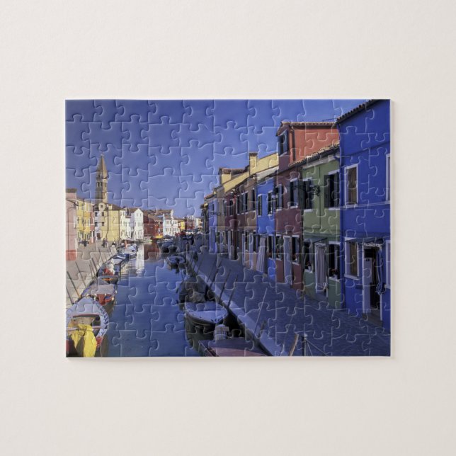 Europe, Italy, Venice, Murano Island, Colourful Jigsaw Puzzle (Horizontal)