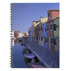 Europe, Italy, Venice, Murano Island, Colourful Spiral Notebook