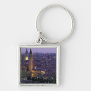 Europe, Italy, Verona, View from the Castel S. Key Ring