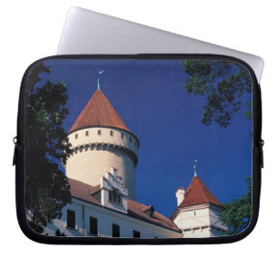 Europe, Konopiste Castle, Czech Republic, statue Laptop Sleeve
