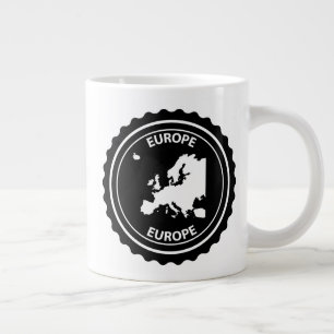 Europe Large Coffee Mug