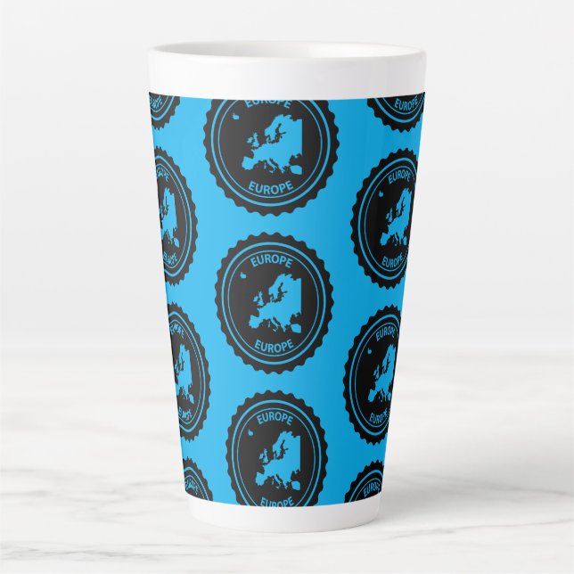 Europe Latte Mug (Front)