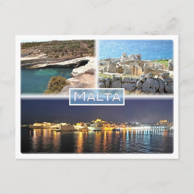 Europe - Malta - Peter d Pool - Mnajdra - Postcard (Front)