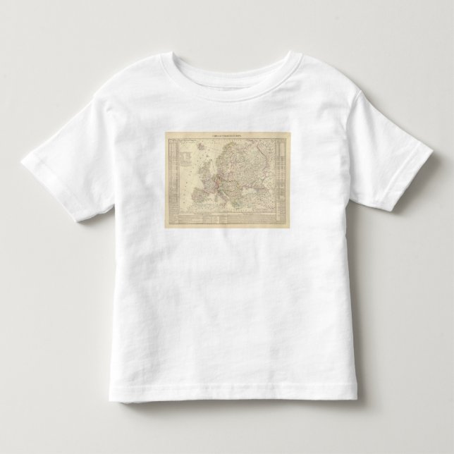 Europe map 2 toddler T-Shirt (Front)