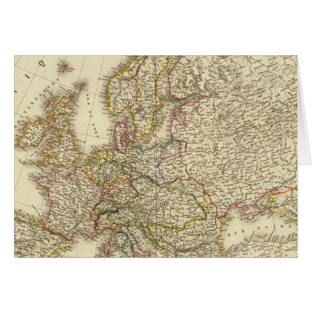 Europe map 3 (Front Horizontal)