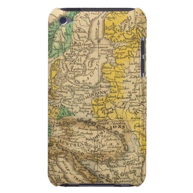 Europe Map by Worcester iPod Touch Case-Mate Case (Back)