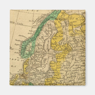 Europe Map by Worcester Magnet