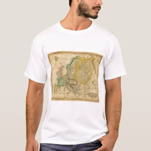 Europe Map by Worcester T-Shirt