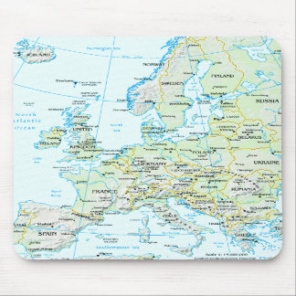 Europe Map Mousepad