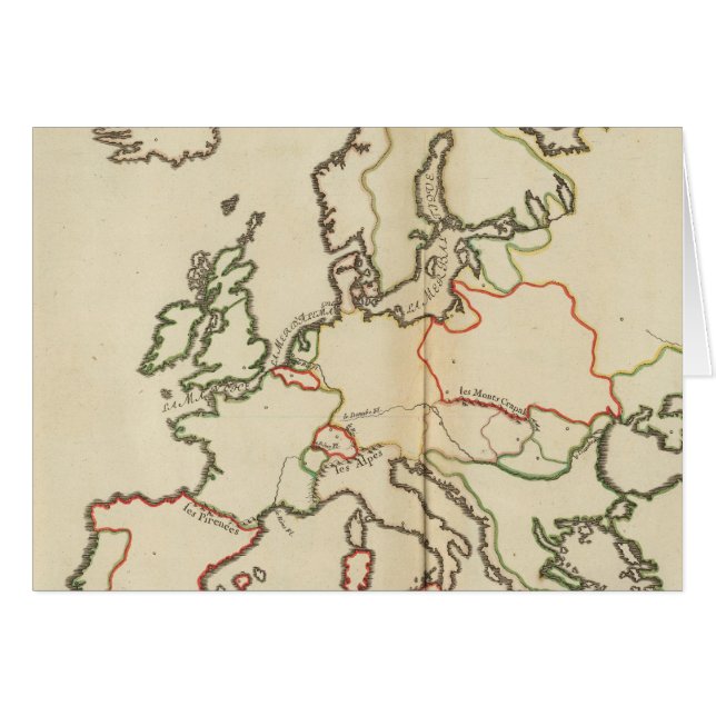 Europe, Mountains and Rivers (Front Horizontal)