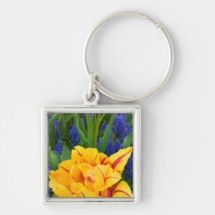 Europe, Netherlands, Lisse. Tulips Key Ring