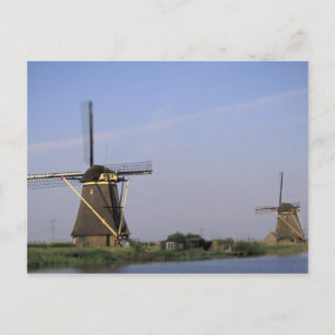 Europe, Netherlands, Zuid Holland, Kinderdijk. Postcard