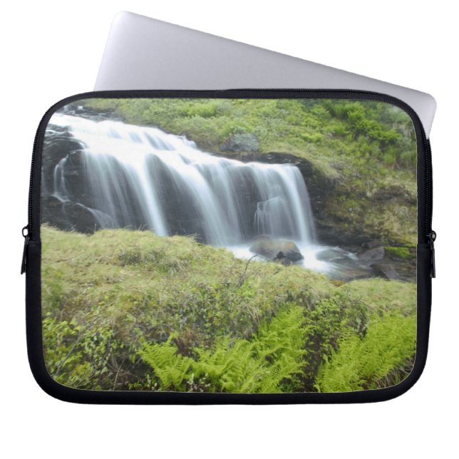 Europe, Norway. Waterfall. Laptop Sleeve (Front)