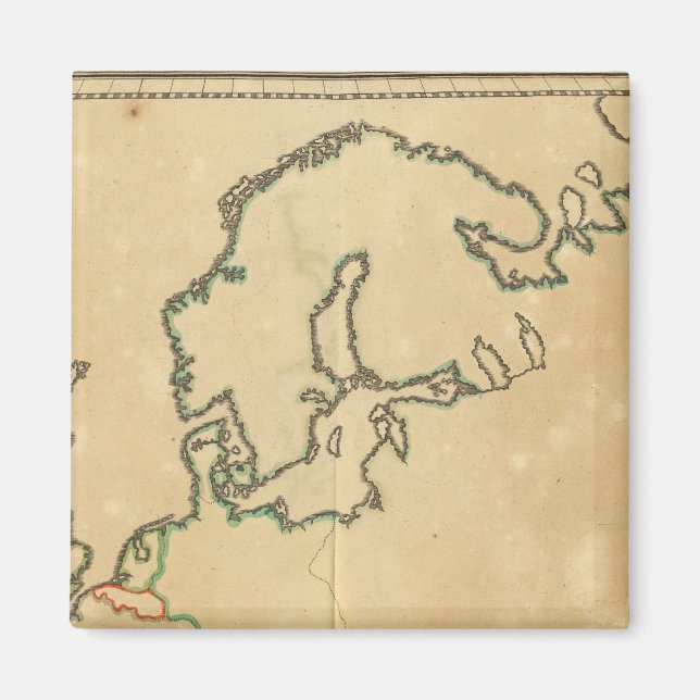 Europe Outline Magnet (Front)