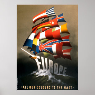 Europe Plan Marshall Poster