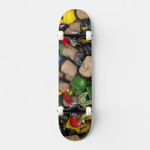 Europe, Portugal. Historic town of Sintra. 2 Skateboard