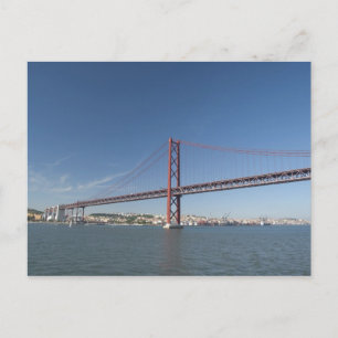 Europe, Portugal, Lisbon aka Lisboa). Ponte Postcard