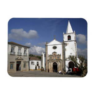 Europe, Portugal, Obidos. Santa Maria Church in Magnet