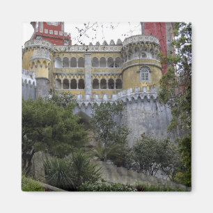 Europe, Portugal, Sintra. The Pena National 3 Magnet