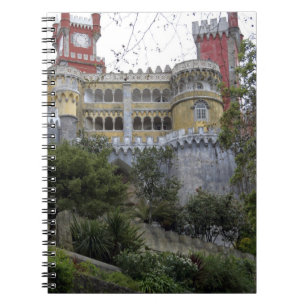 Europe, Portugal, Sintra. The Pena National 3 Spiral Notebook