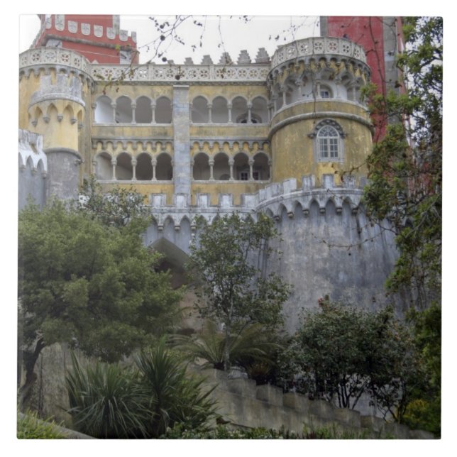 Europe, Portugal, Sintra. The Pena National 3 Tile (Front)