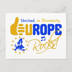 Europe Rocks! postcard