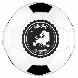 Europe rubber stamp soccer ball