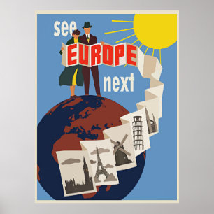 Europe - See Europe Next Poster