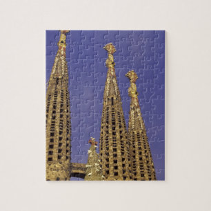 Europe, Spain, Barcelona Sagrada Familia Jigsaw Puzzle