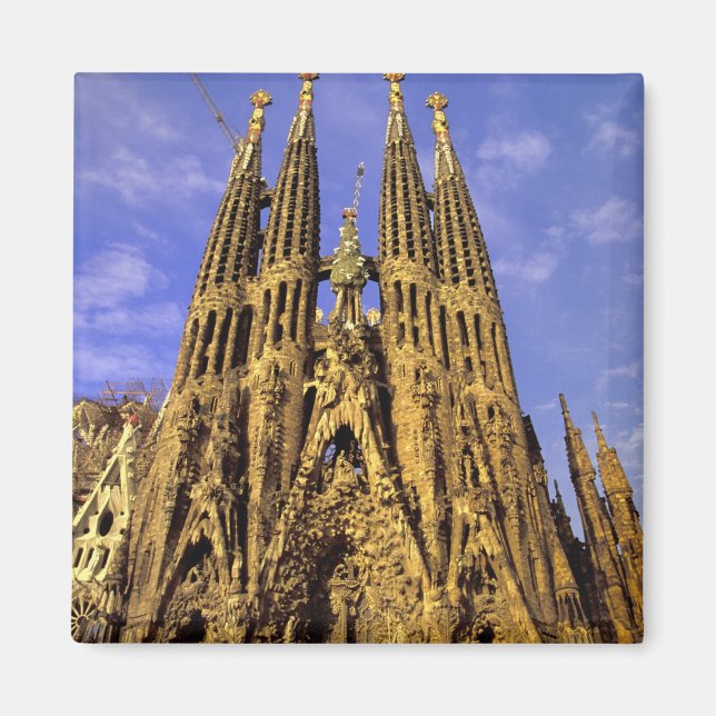 Europe, Spain, Barcelona, Sagrada Familia Magnet (Front)