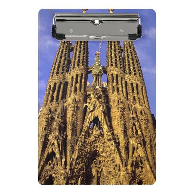 Europe, Spain, Barcelona, Sagrada Familia Mini Clipboard (Front)