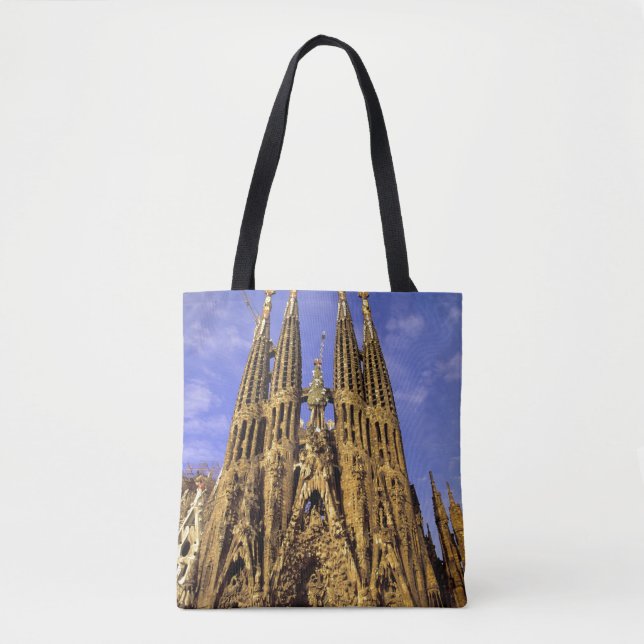 Europe, Spain, Barcelona, Sagrada Familia Tote Bag (Front)