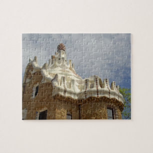 Europe, Spain, Catalunya, Barcelona. Park Guell, 2 Jigsaw Puzzle