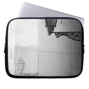 Europe, Spain, Mallorca. Streelights, Palma Laptop Sleeve
