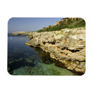 Europe, Spain, Minorca (aka Menorca), Binibeca. 2 Magnet