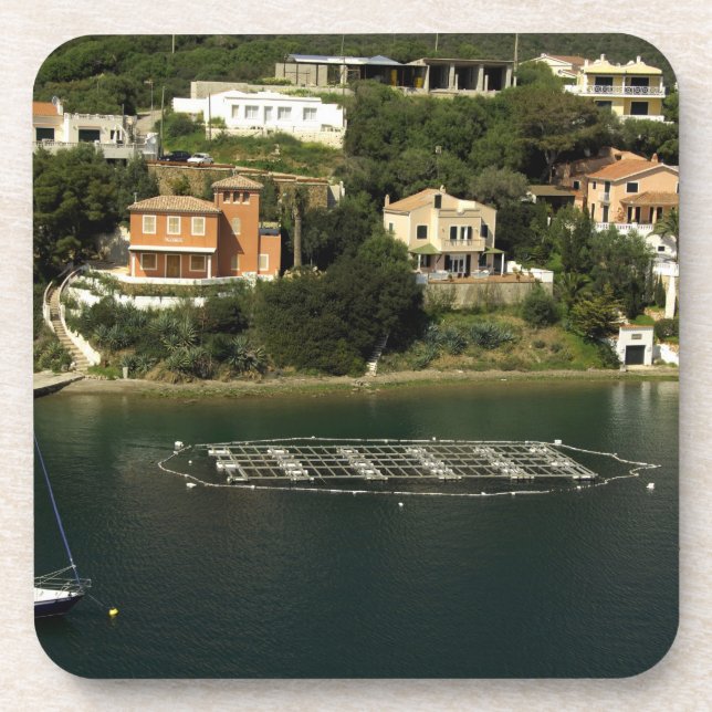 Europe, Spain, Minorca (aka Menorca). Fish Coaster (Front)