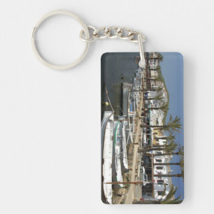 Europe, Spain, Minorca (aka Menorca). Fishing Key Ring