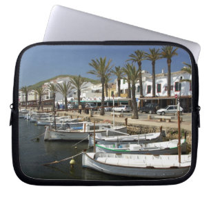Europe, Spain, Minorca (aka Menorca). Fishing Laptop Sleeve