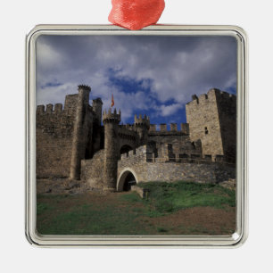 Europe, Spain, Ponferrada, Leon. Templer Metal Tree Decoration