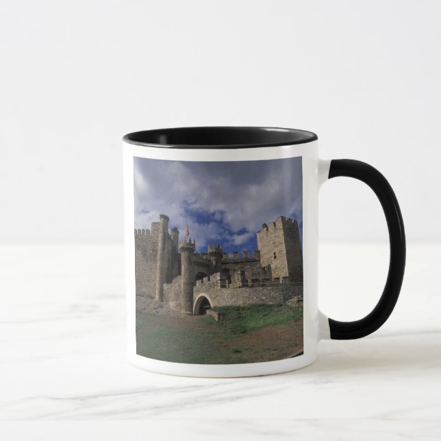 Europe, Spain, Ponferrada, Leon. Templer Mug (Right)